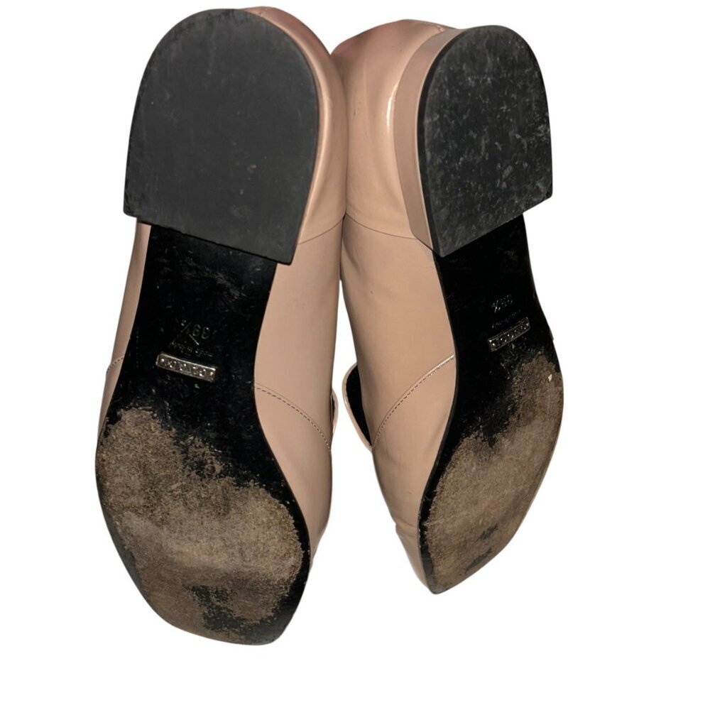 Gucci Beige Leather Loafers with Silver Accents - Picture 12 of 13